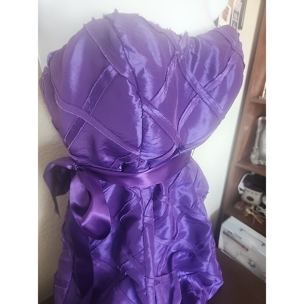 Women's My Michelle Purple Halter Top Short Dress Size 3 - Picture 2 of 5